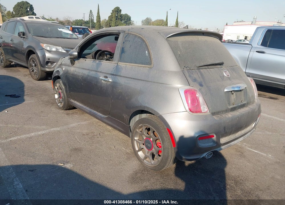 2012 FIAT 500 SPORT VIN: 3C3CFFBR3CT212249