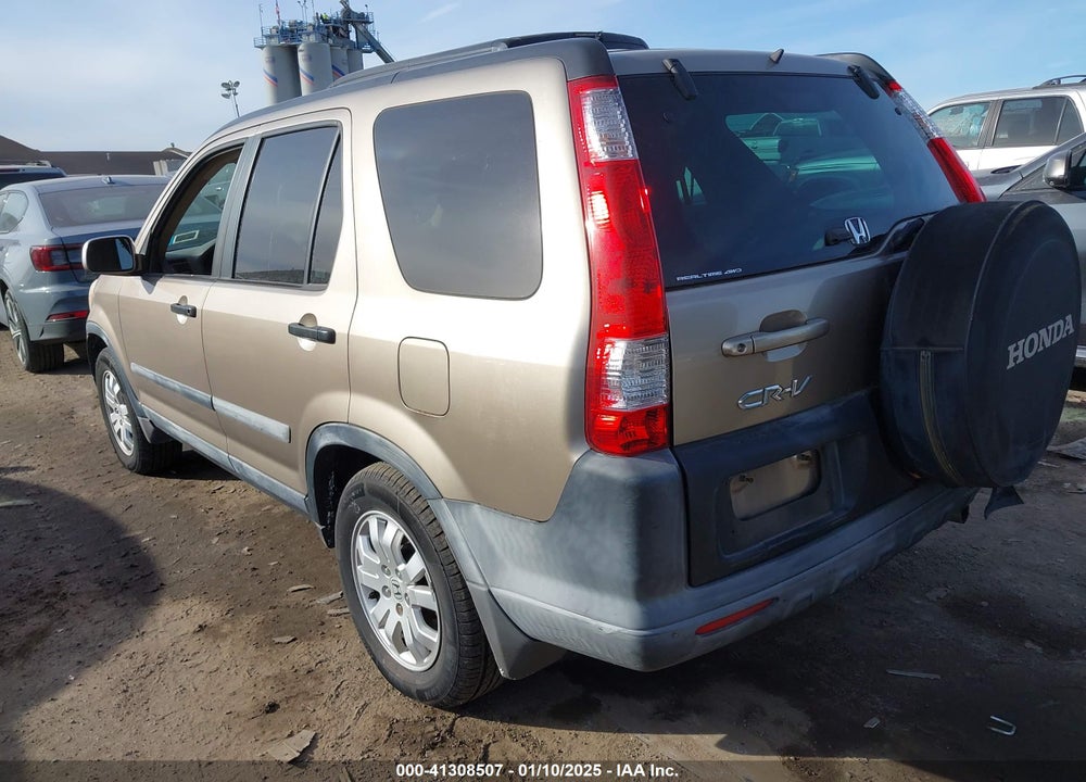 2006 HONDA CR-V EX VIN: SHSRD78896U401158