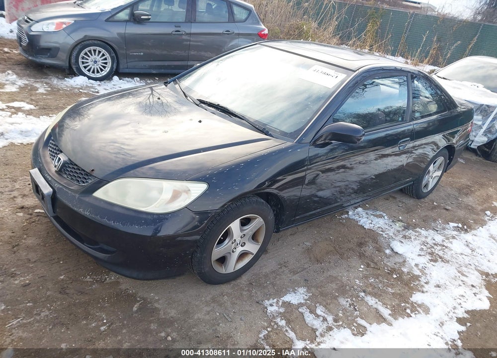 2004 HONDA CIVIC EX VIN: 1HGEM22084L043395