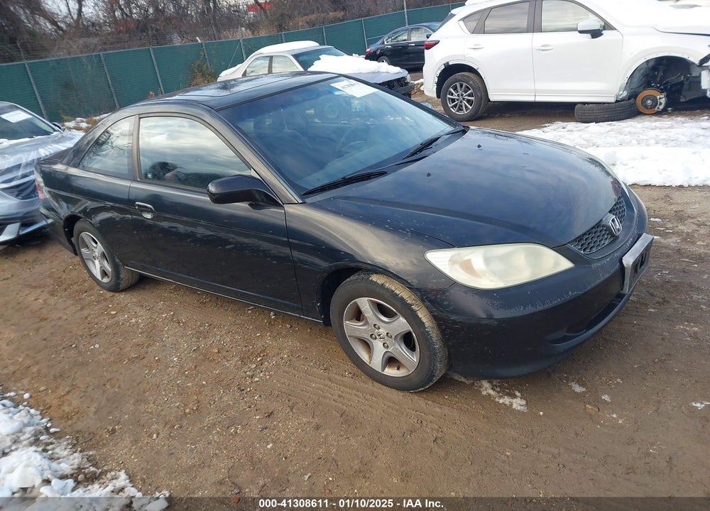 2004 HONDA CIVIC EX VIN: 1HGEM22084L043395