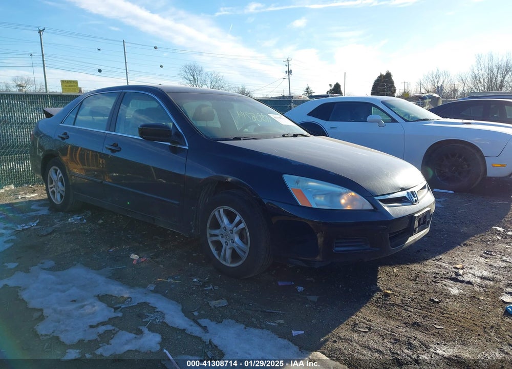 2007 HONDA ACCORD 2.4 SE VIN: 1HGCM56347A192111