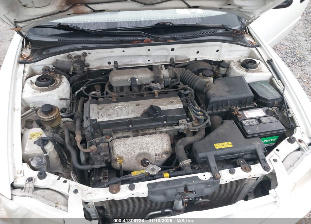 2001 HYUNDAI ACCENT GS VIN: KMHCG35C81U067870