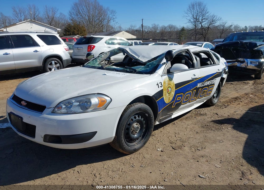 2014 CHEVROLET IMPALA LIMITED POLICE VIN: 2G1WD5E38E1173686