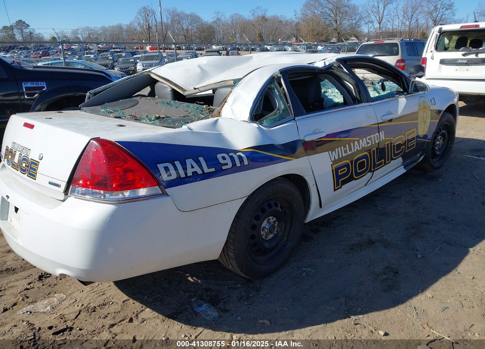 2014 CHEVROLET IMPALA LIMITED POLICE VIN: 2G1WD5E38E1173686