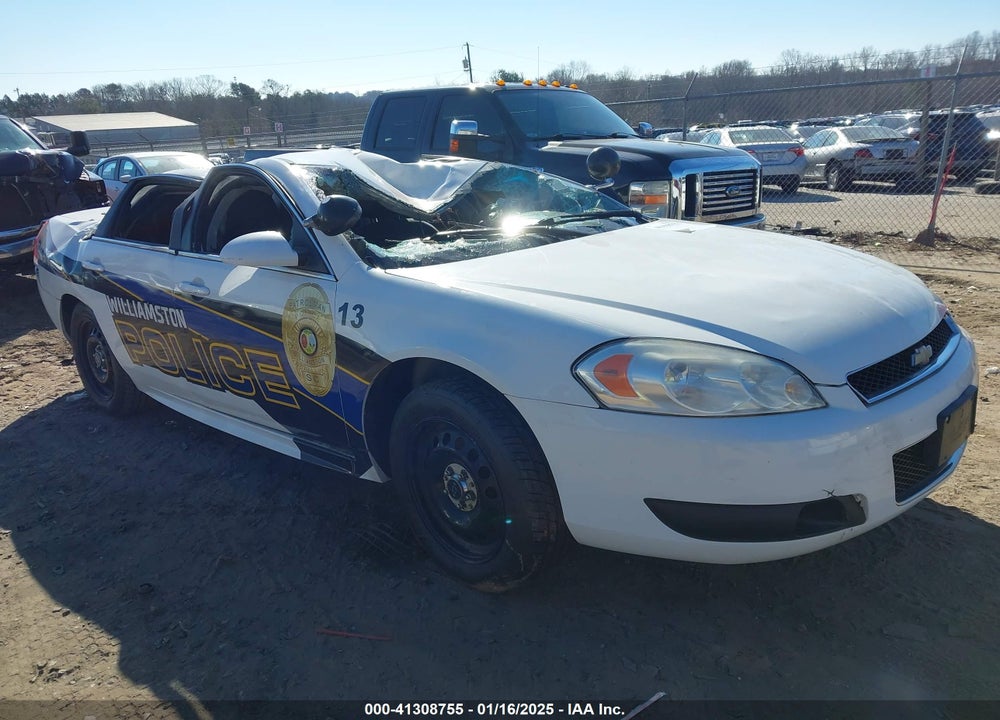 2014 CHEVROLET IMPALA LIMITED POLICE VIN: 2G1WD5E38E1173686