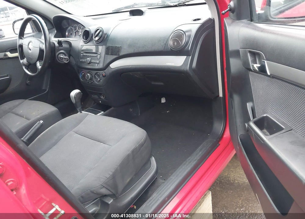 2009 CHEVROLET AVEO LT VIN: KL1TD56E09B308523