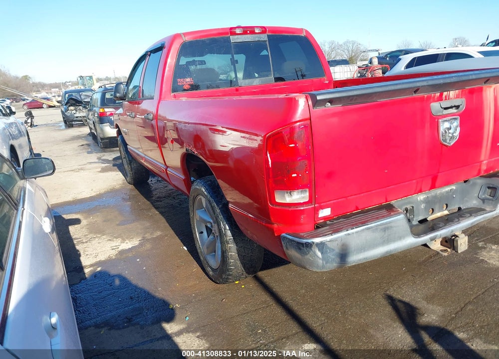 2006 DODGE RAM 1500 SLT/TRX4 OFF ROAD/SPORT VIN: 1D7HU18236S586201