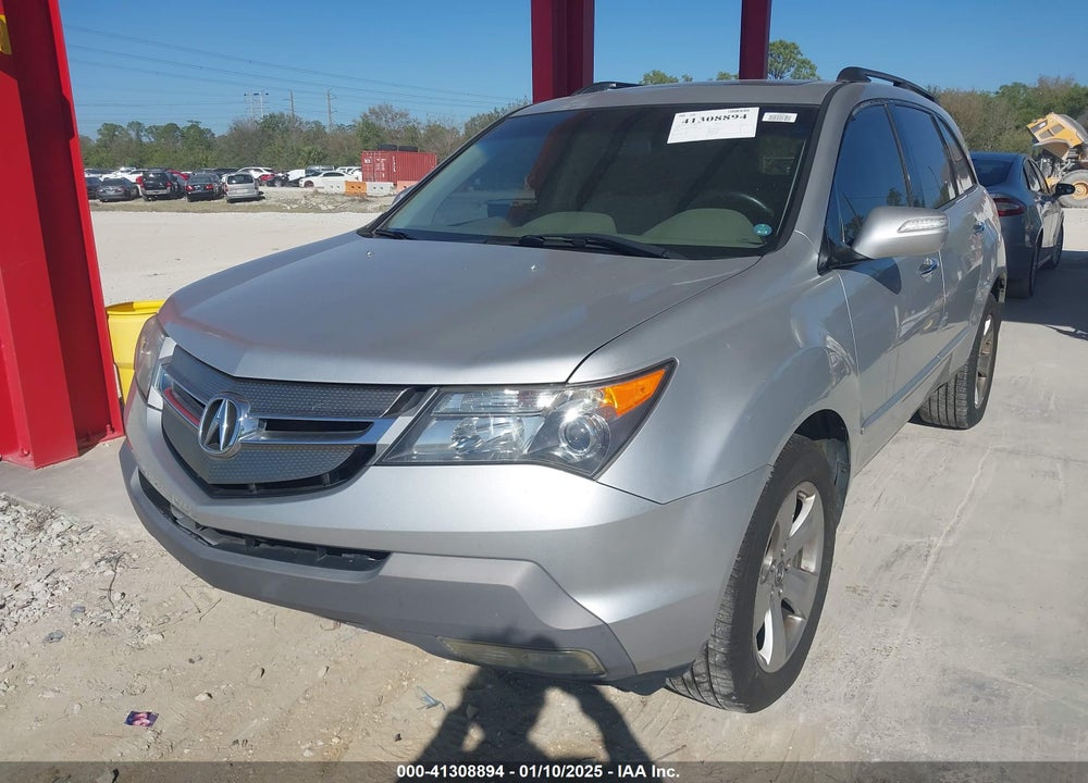 2007 ACURA MDX SPORT PACKAGE VIN: 2HNYD28587H508302