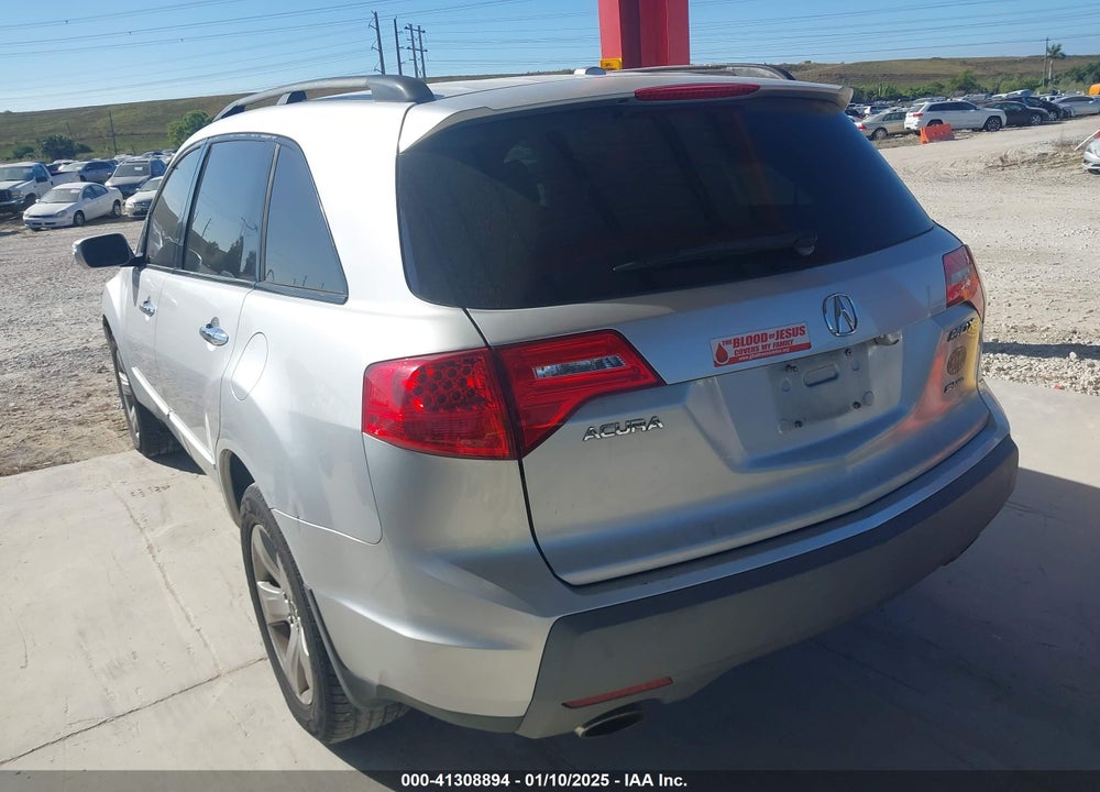 2007 ACURA MDX SPORT PACKAGE VIN: 2HNYD28587H508302