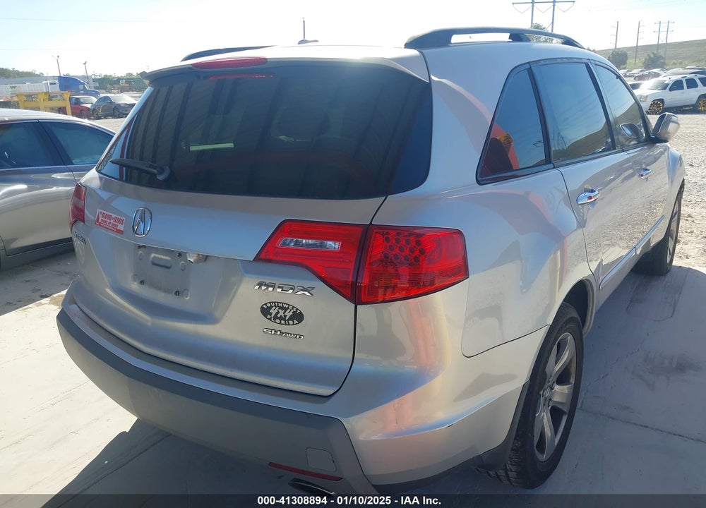 2007 ACURA MDX SPORT PACKAGE VIN: 2HNYD28587H508302