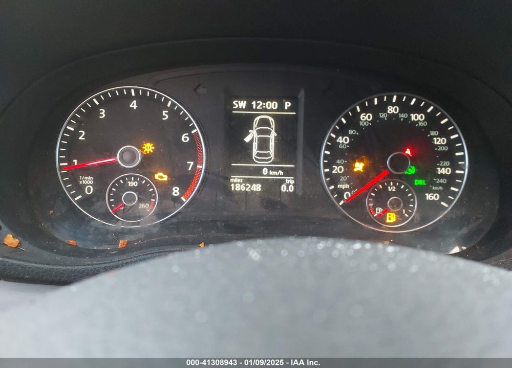 2012 VOLKSWAGEN PASSAT 2.5L SE VIN: 1VWBP7A39CC021757