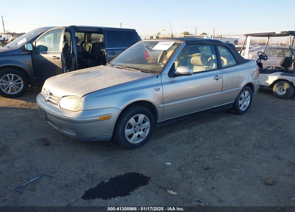 2001 VOLKSWAGEN CABRIO GLX VIN: 3VWDC21V21M816119