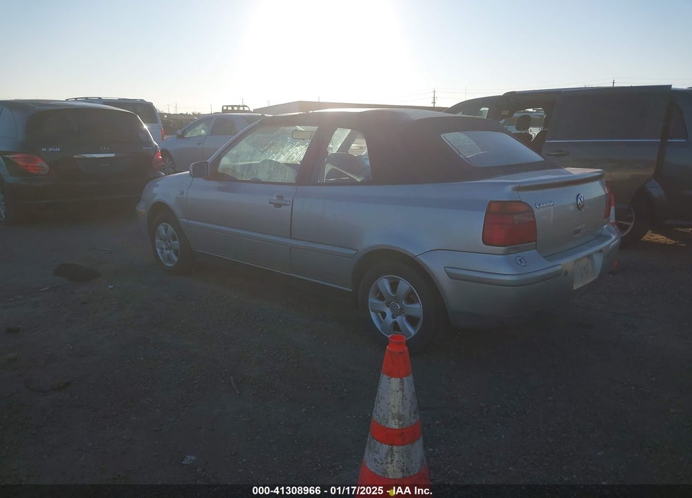 2001 VOLKSWAGEN CABRIO GLX VIN: 3VWDC21V21M816119