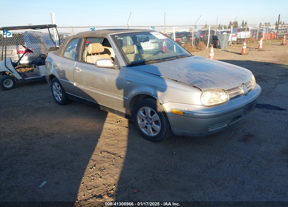 2001 VOLKSWAGEN CABRIO GLX VIN: 3VWDC21V21M816119