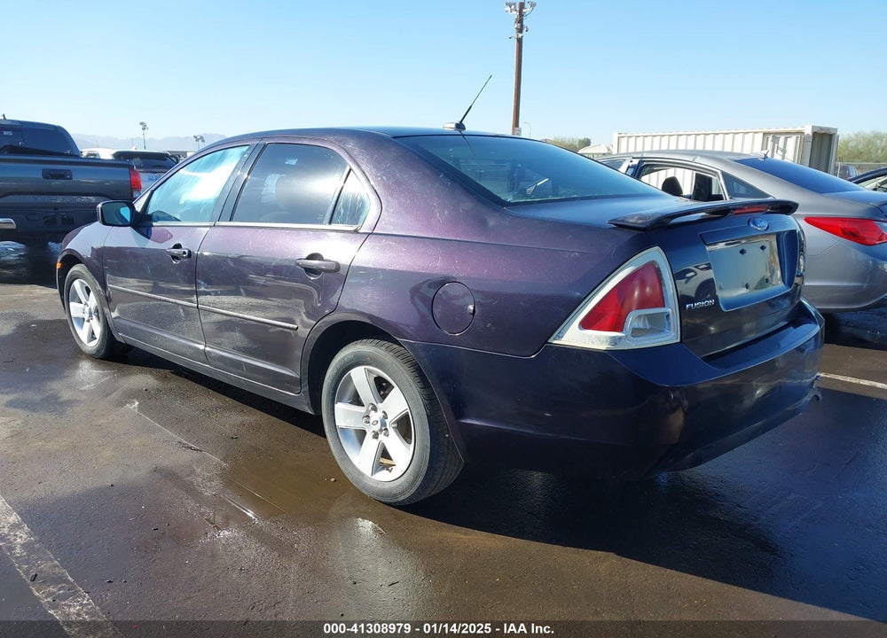 2007 FORD FUSION SE VIN: 3FAHP07Z37R243014