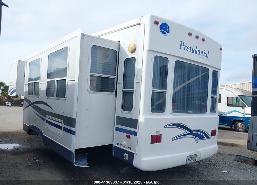2001 HOLIDAY RAMBLER PRESIDENTIAL TRAVEL TRAILER VIN: 1KB311J241E120815