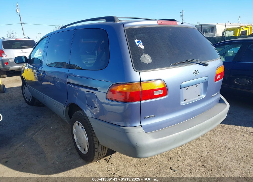1998 TOYOTA SIENNA VIN: 4T3ZF13C7WU041182