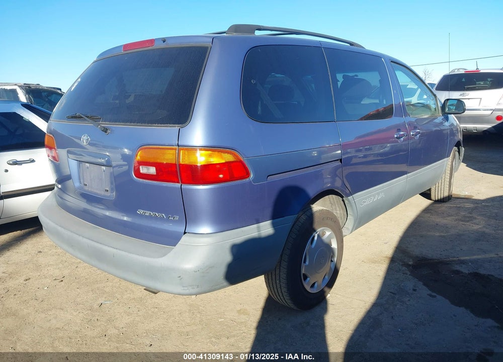 1998 TOYOTA SIENNA VIN: 4T3ZF13C7WU041182