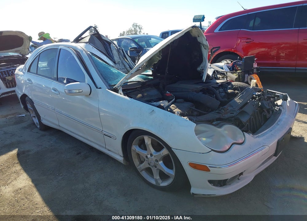 2007 MERCEDES C230 SPORT VIN: WDBRF52867F922607