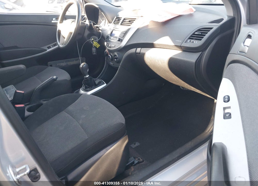 2014 HYUNDAI ACCENT GS VIN: KMHCT5AE6EU165199