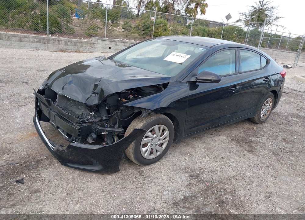 2017 HYUNDAI ELANTRA VIN: 5NPD74LF3HH187236