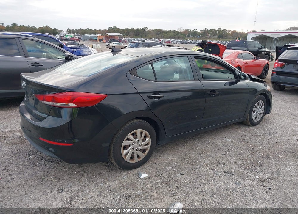 2017 HYUNDAI ELANTRA VIN: 5NPD74LF3HH187236