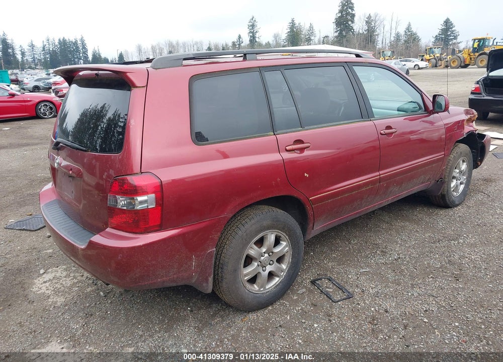 2007 TOYOTA HIGHLANDER VIN: JTEHP21AX70204828