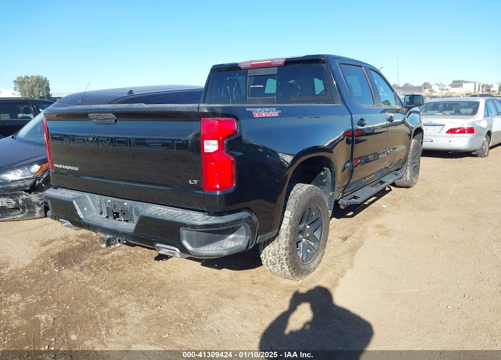 2020 CHEVROLET SILVERADO 1500 4WD SHORT BED LT TRAIL BOSS VIN: 3GCPYFEDXLG226259