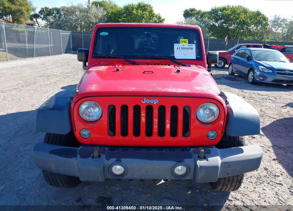 2016 JEEP WRANGLER UNLIMITED VIN: 1C4BJWFG7GL110677