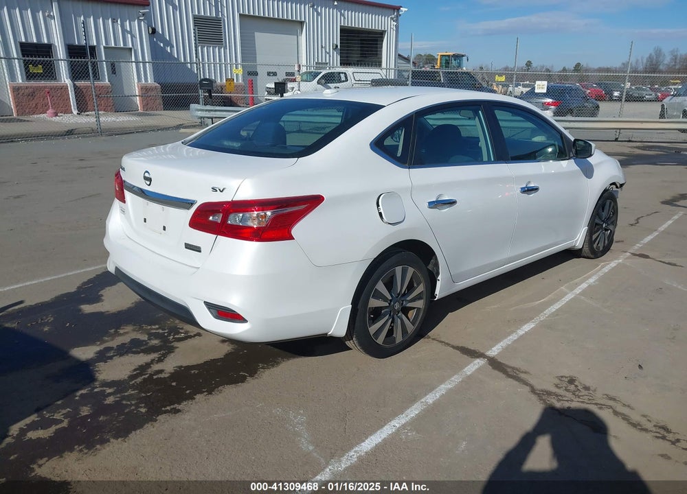 2019 NISSAN SENTRA SV VIN: 3N1AB7AP4KY331727