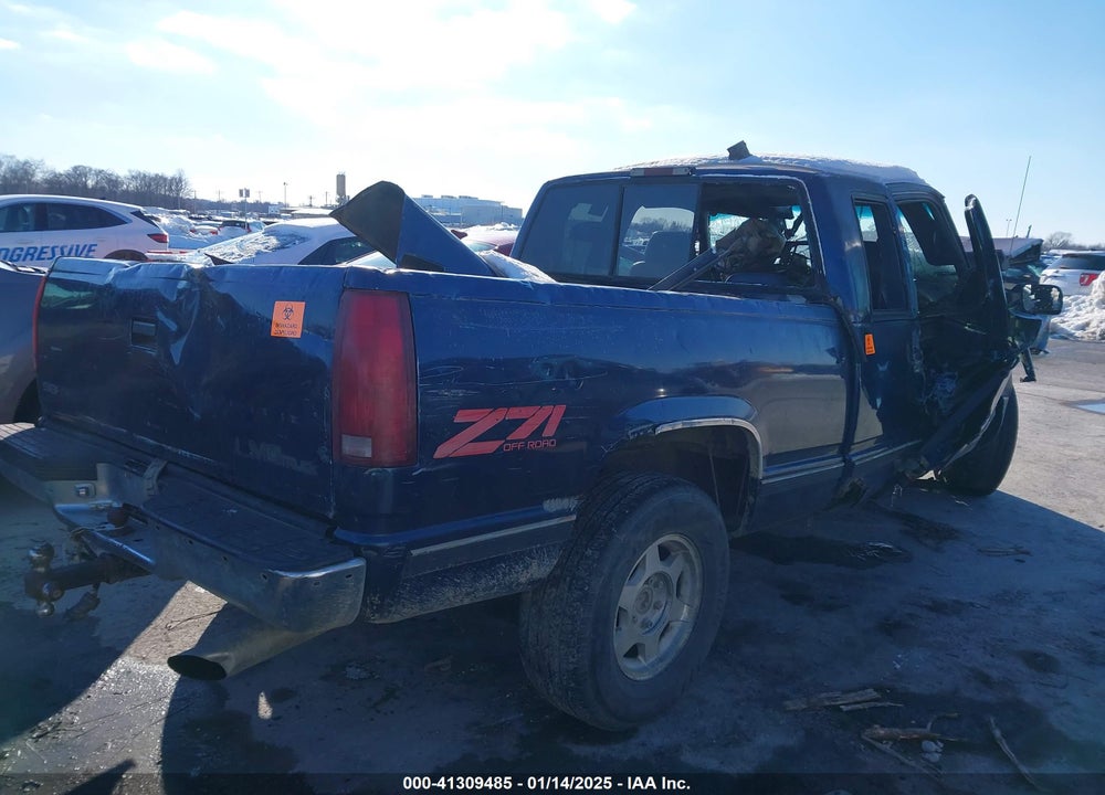 1995 GMC SIERRA K1500 VIN: 2GTEK19KXS1582206