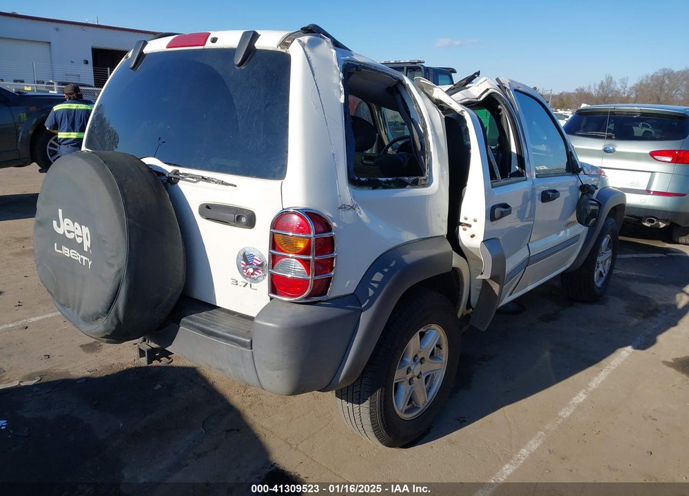 2002 JEEP LIBERTY SPORT VIN: 1J4GL48K72W262899