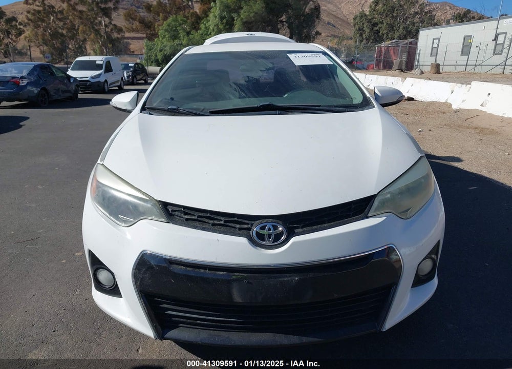 2014 TOYOTA COROLLA S PLUS VIN: 5YFBURHE6EP176419