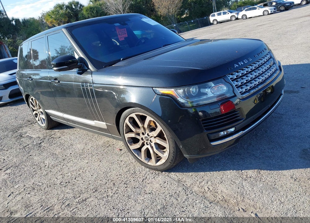 2016 LAND ROVER RANGE ROVER 3.0L V6 TURBOCHARGED DIESEL HSE TD6 VIN: SALGS2KF4GA299107