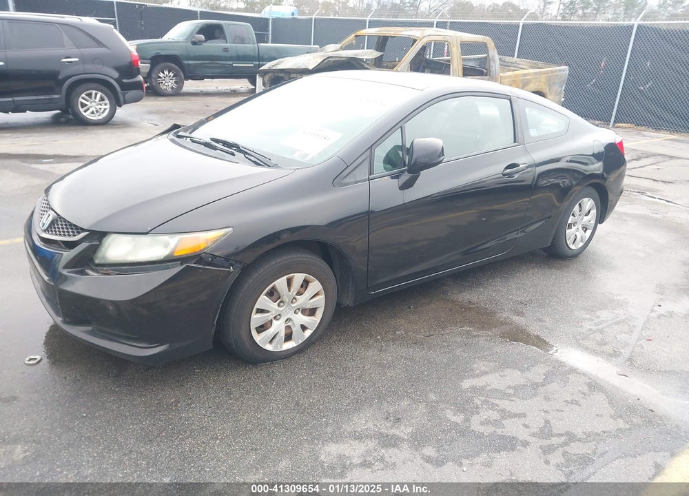 2012 HONDA CIVIC VIN: 2HGFG3B59CH531392