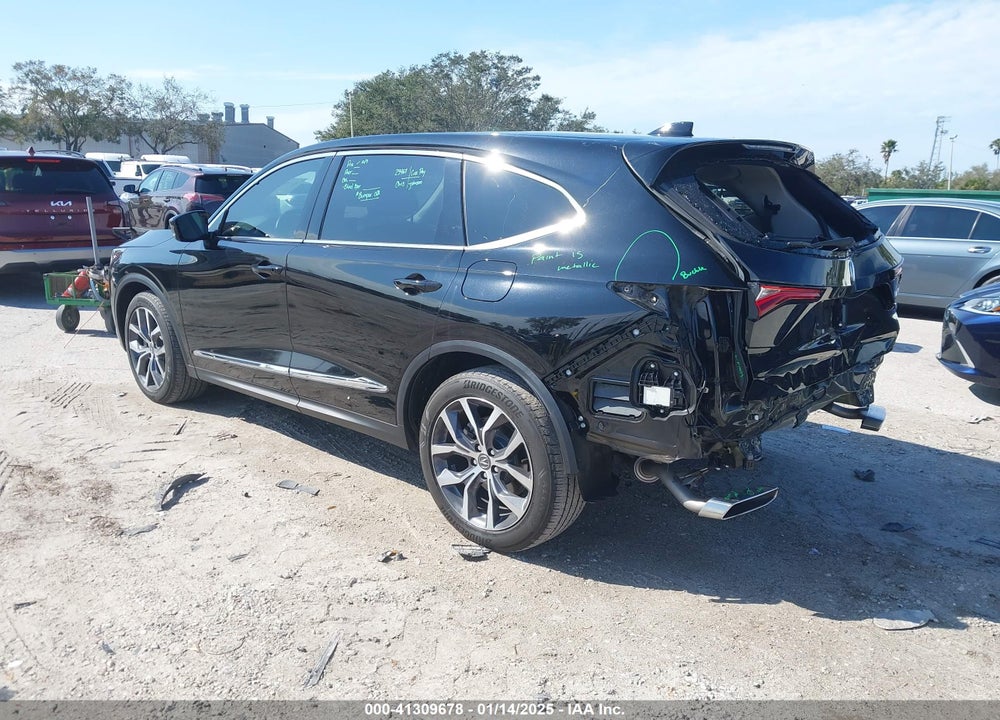 2023 ACURA MDX TECHNOLOGY PACKAGE VIN: 5J8YD9H46PL001876