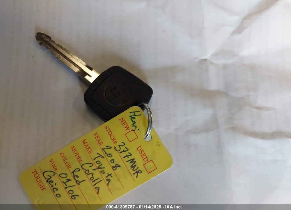 2008 TOYOTA COROLLA VIN: 1NXBR30EX8Z042302
