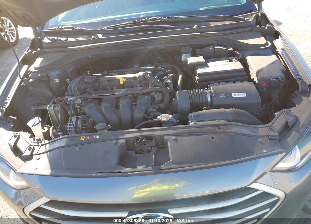 2017 HYUNDAI ELANTRA VIN: KMHD74LF9HU421381