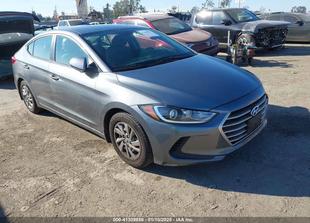 2017 HYUNDAI ELANTRA VIN: KMHD74LF9HU421381