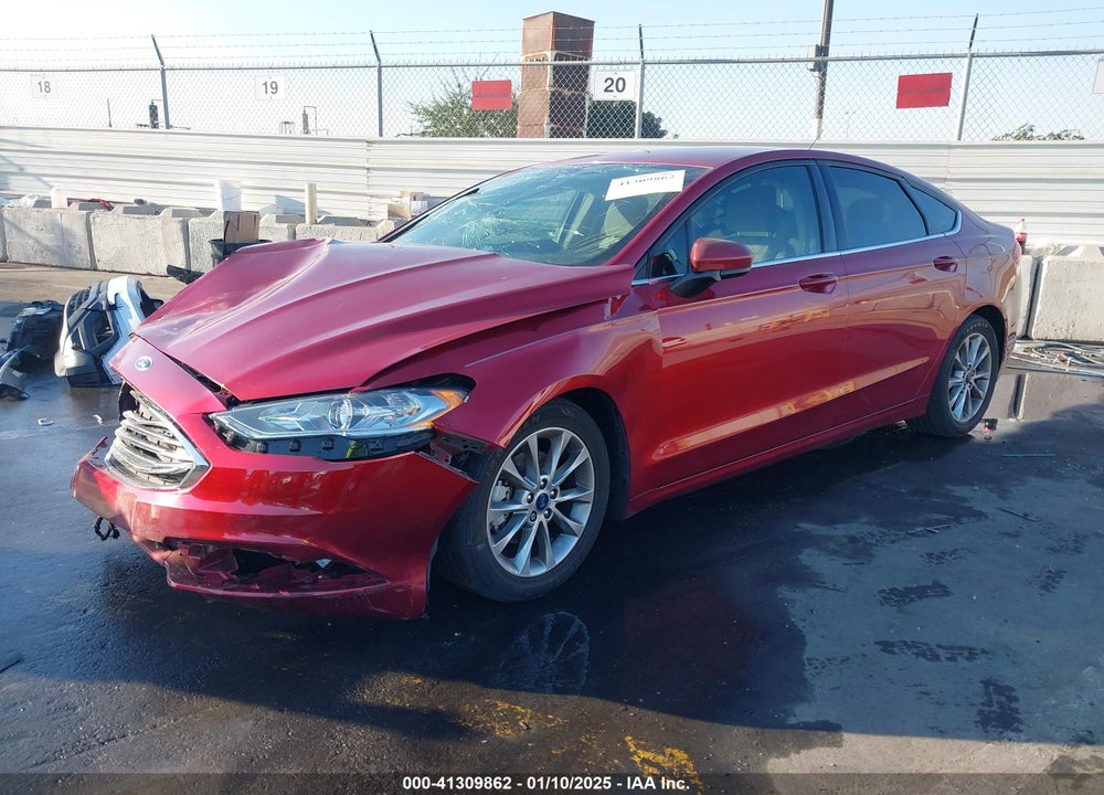 2017 FORD FUSION VIN: 3FA6P0HD8HR408275