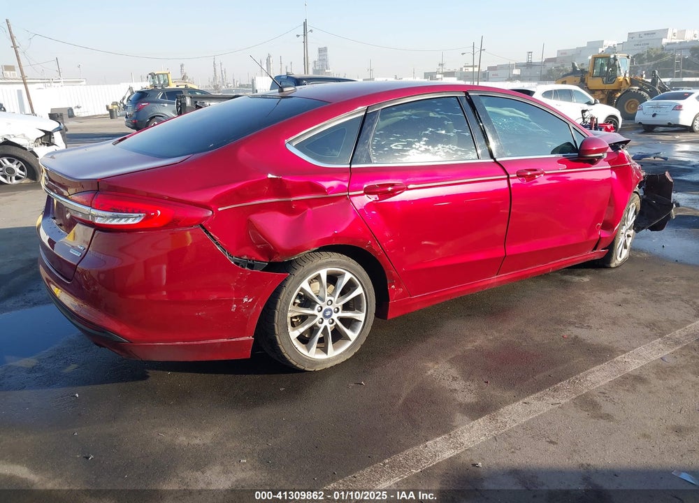 2017 FORD FUSION VIN: 3FA6P0HD8HR408275