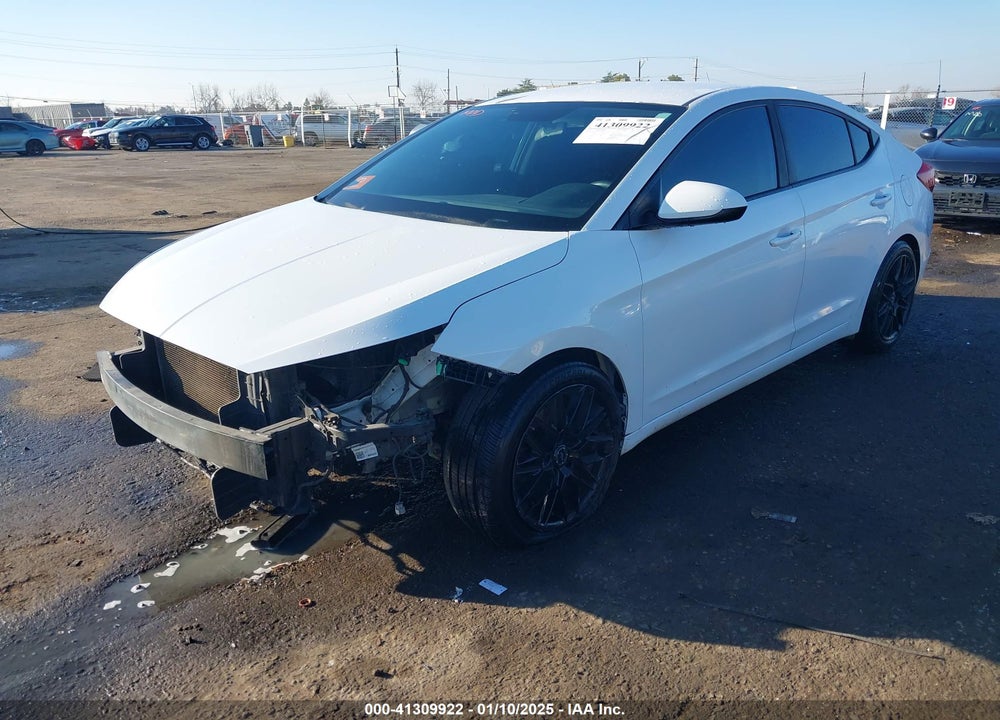 2019 HYUNDAI ELANTRA VIN: 5NPD74LF7KH457205