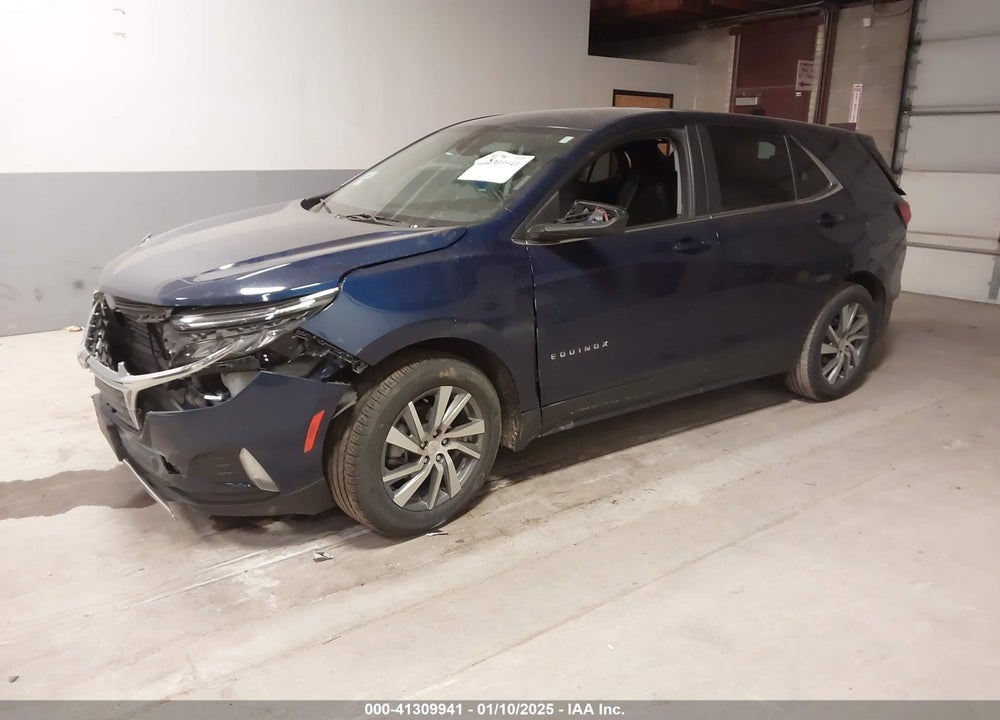2022 CHEVROLET EQUINOX FWD LT VIN: 3GNAXKEV6NL263207
