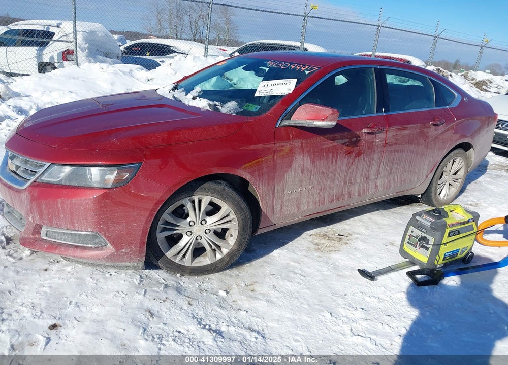 2015 CHEVROLET IMPALA 2LT VIN: 2G1125S3XF9272498