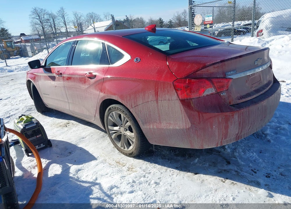 2015 CHEVROLET IMPALA 2LT VIN: 2G1125S3XF9272498