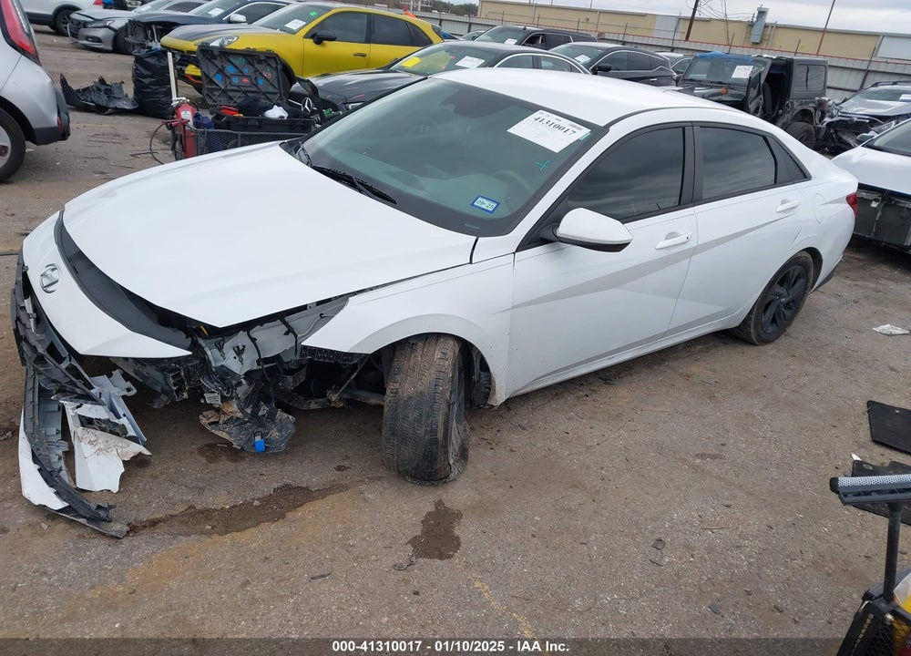 2021 HYUNDAI ELANTRA SEL VIN: 5NPLS4AG2MH011956