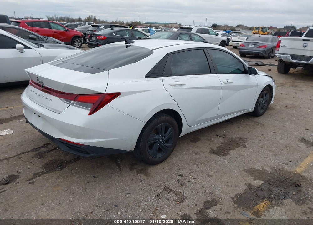 2021 HYUNDAI ELANTRA SEL VIN: 5NPLS4AG2MH011956
