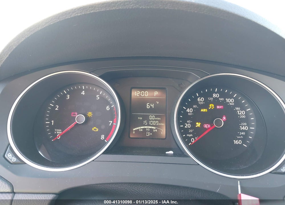 2015 VOLKSWAGEN JETTA 2.0L S VIN: 3VW2K7AJ1FM324726