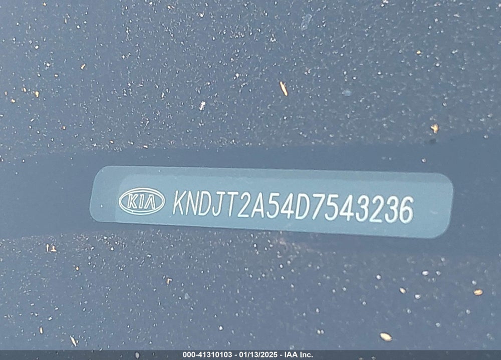 2013 KIA SOUL VIN: KNDJT2A54D7543236