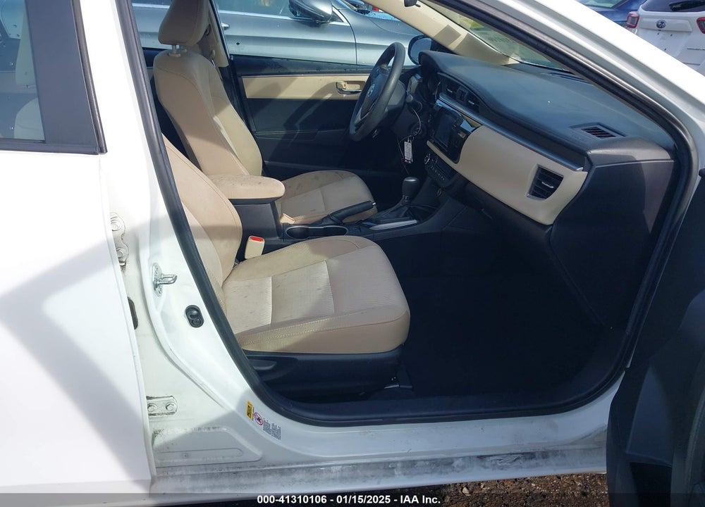 2015 TOYOTA COROLLA VIN: 2T1BURHE0FC280020